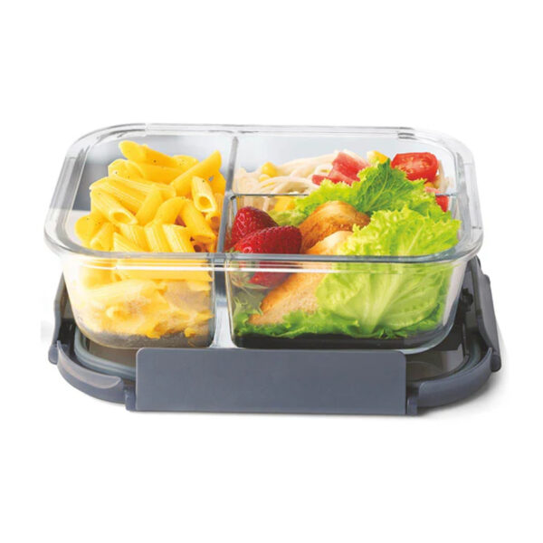 Signoraware_Slim Glass Lunch Box (3 Partitions)