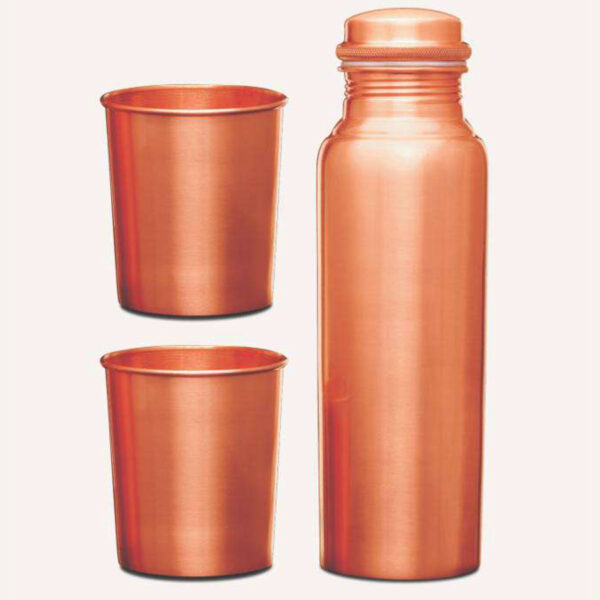 Signoraware_Matte Bottle (with 2 Glasses)