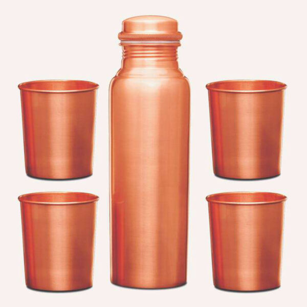 Signoraware_Matte Bottle (with 4 Glasses)