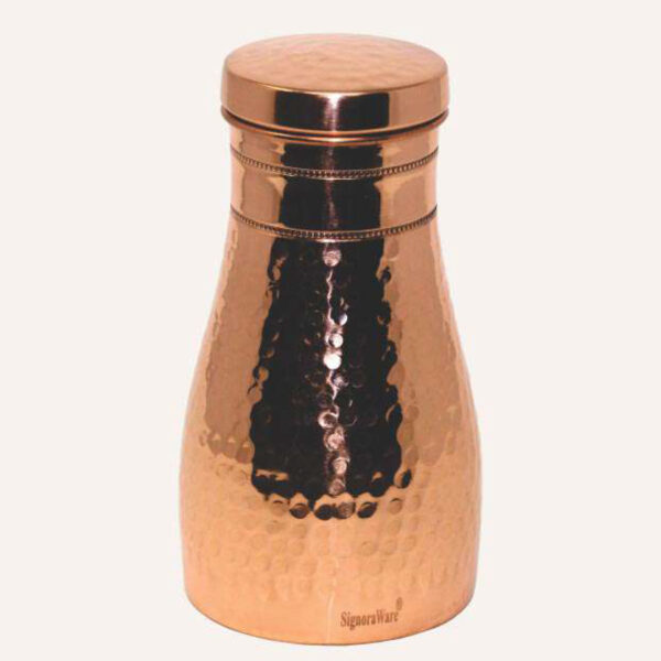 Signoraware_Damaru Copper Bottle (Hammered)