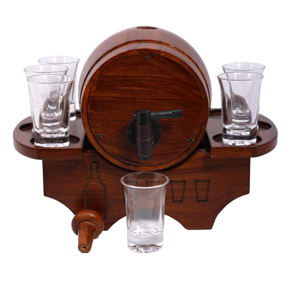 Wooden Decanter With Stand