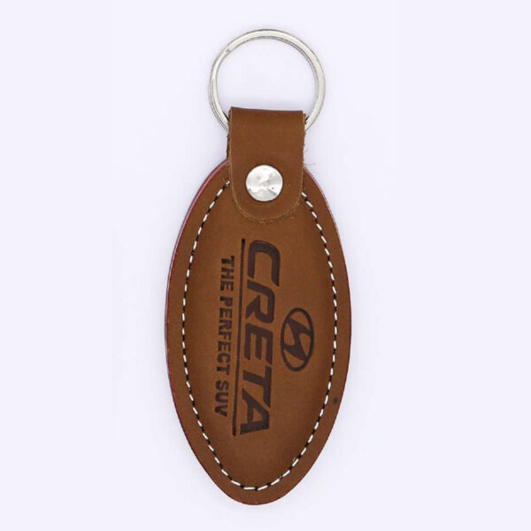 LEATHER & IMPORTED REXINE KEYCHAIN