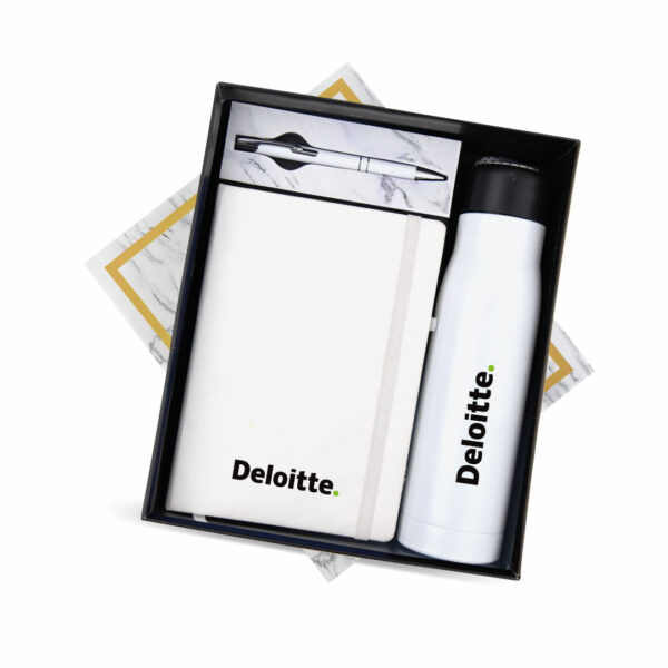 Diary, Metal Pen & Insulated Bottle -